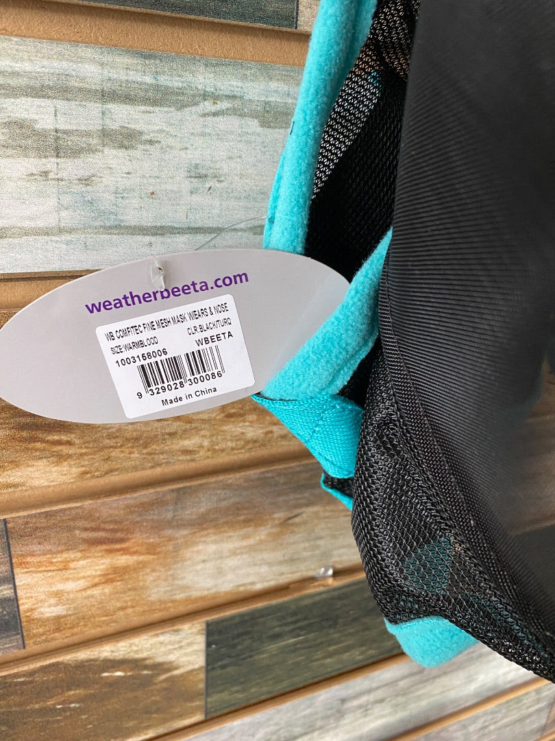 USED Weatherbeeta Fine Mesh Warmblood Black/Teal