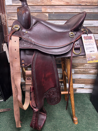 Tucker High Plains Trail Saddle 16.5" Brown