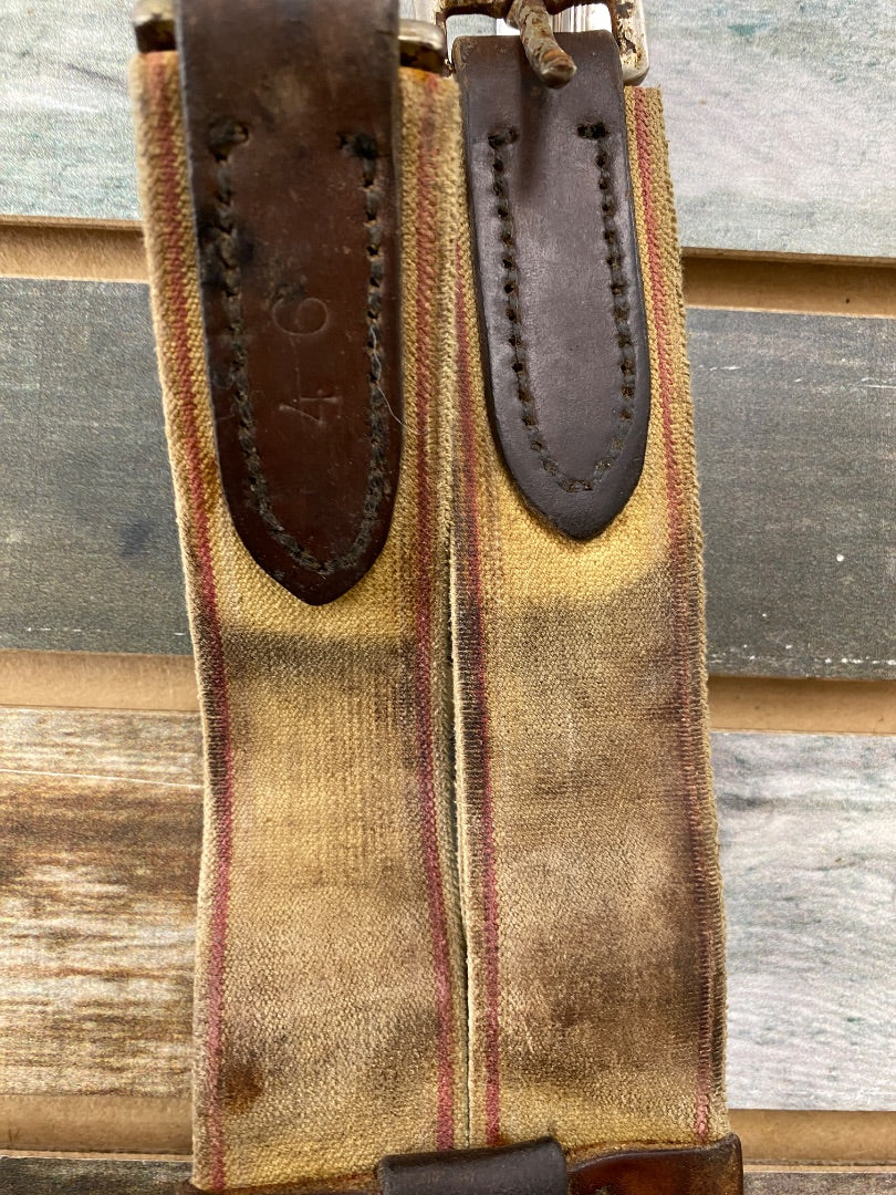 USED  Leather Straight Girth 46" Havana