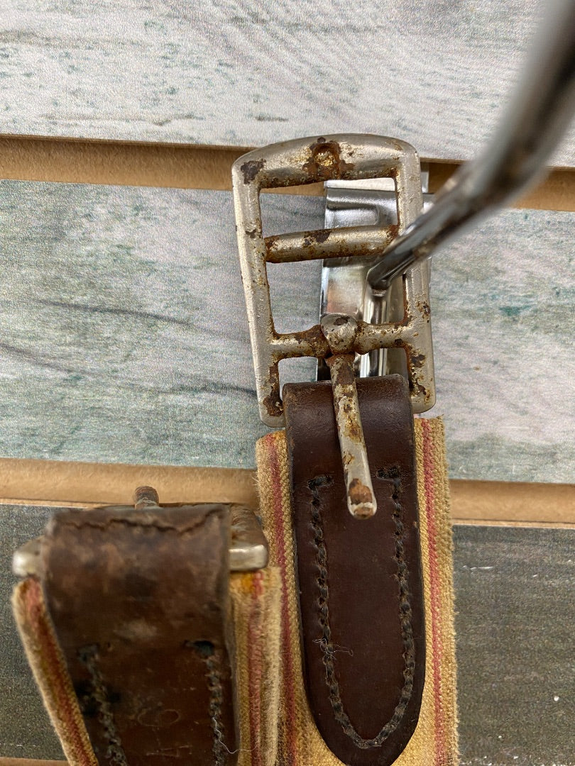 USED  Leather Straight Girth 46" Havana