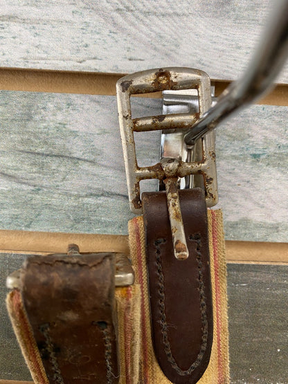 USED  Leather Straight Girth 46" Havana