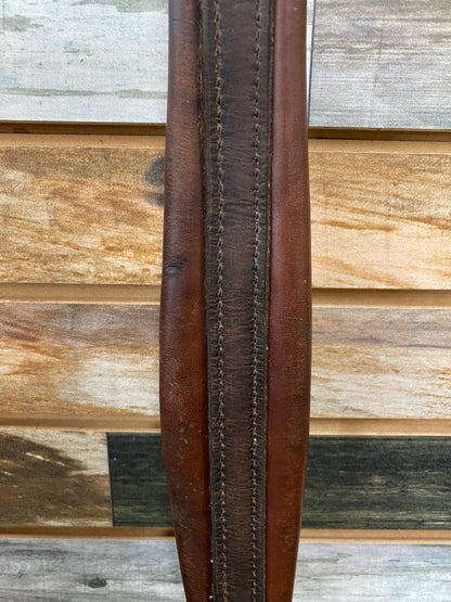 USED  Leather Straight Girth 46" Havana