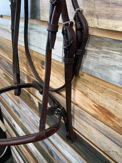 USED  English Plain Hunter Bridle Horse Havana