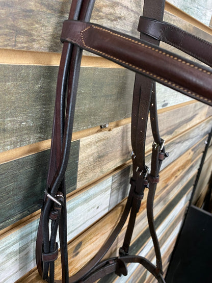 USED  English Plain Hunter Bridle Horse Havana