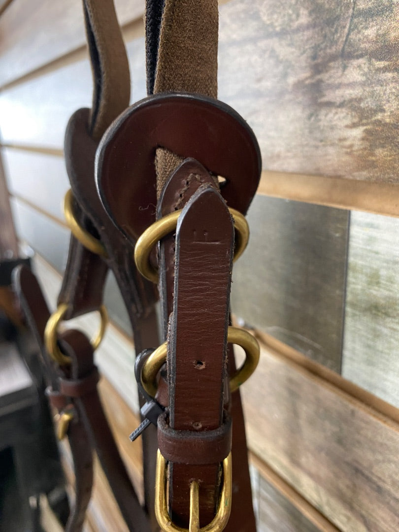 USED Barnsby Three-Point Breastplate Horse Havana