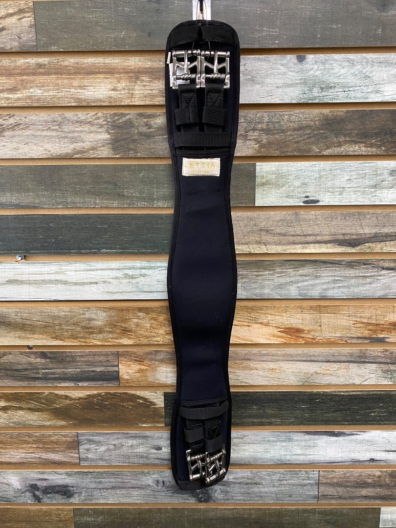 USED Lettia Dressage Girth Memory Foam 26” Black
