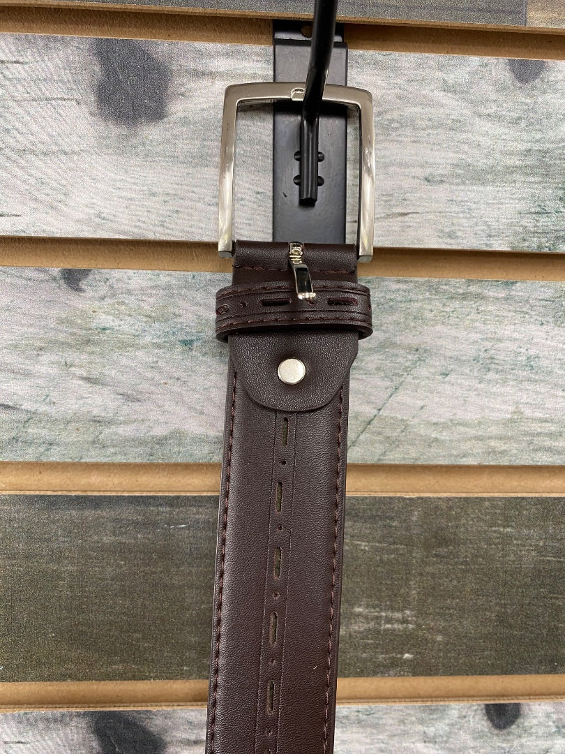 USED Large Brown Leather Belt