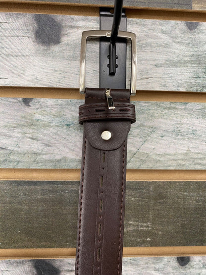 USED Large Brown Leather Belt