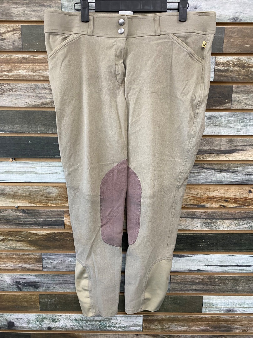 USED Devon-Aire Knee Patch Breeches 32