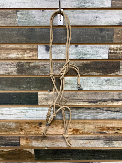 USED  Rope Halter Horse Rawhide
