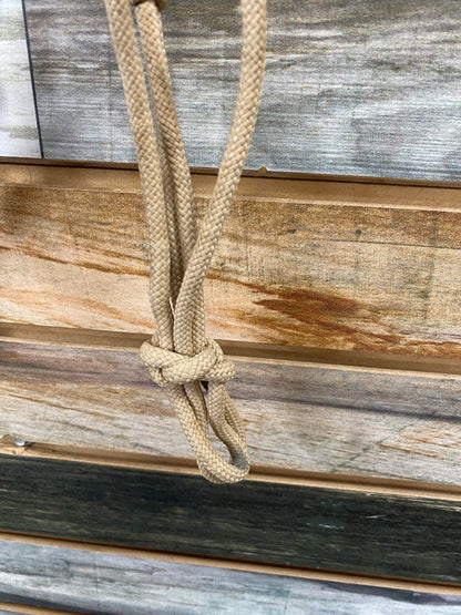 USED  Rope Halter Horse Rawhide
