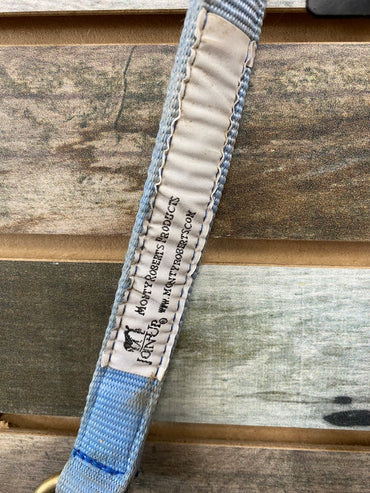 USED Monty Roberts Halter Side Pull  Light Blue