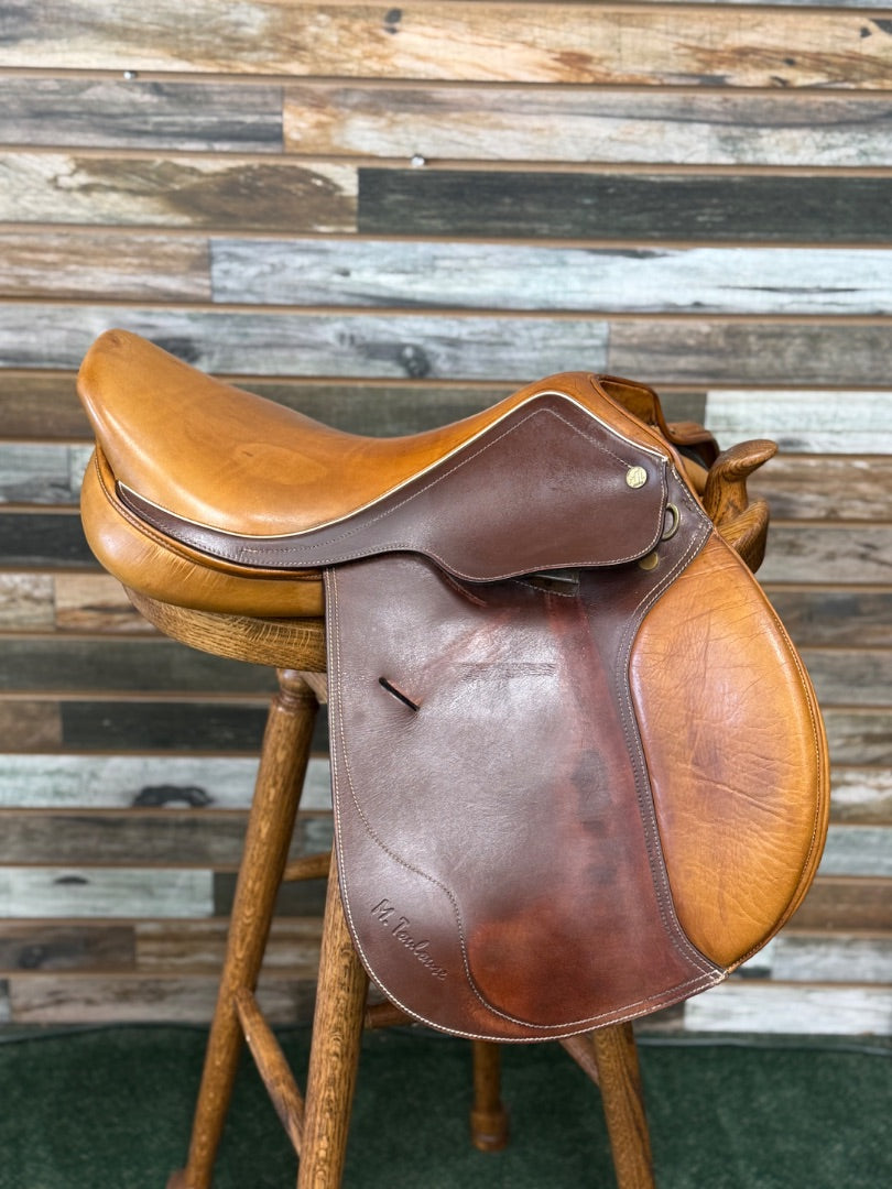 USED 17" M. Toulouse Two-Toned Hunter/Jumper Saddle