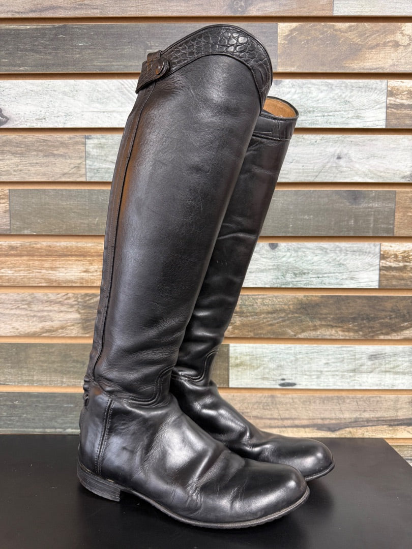 USED Derdaq Dress Boots 7 Black