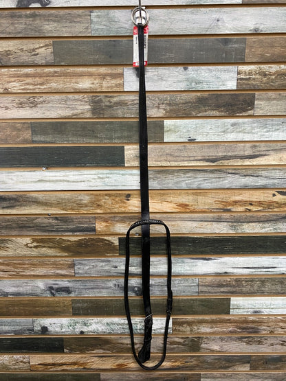 USED (NWT) Pferdesporthaus English Running Martingale Pony Black