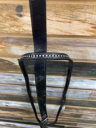 USED (NWT) Pferdesporthaus English Running Martingale Pony Black