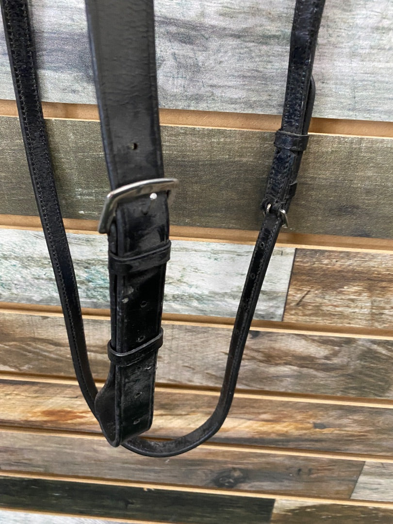 USED (NWT) Pferdesporthaus English Running Martingale Pony Black