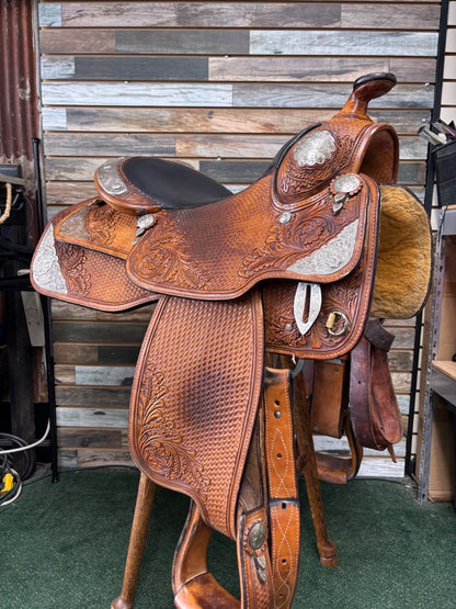 USED Dale Chavez Custom Show Saddle 16" Light Oil