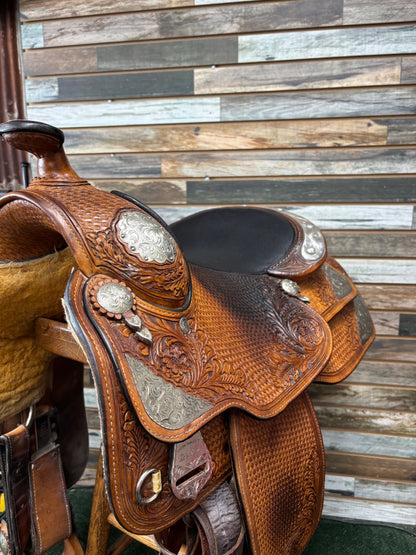 USED Dale Chavez Custom Show Saddle 16" Light Oil