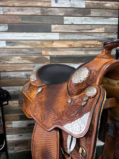 USED Dale Chavez Custom Show Saddle 16" Light Oil