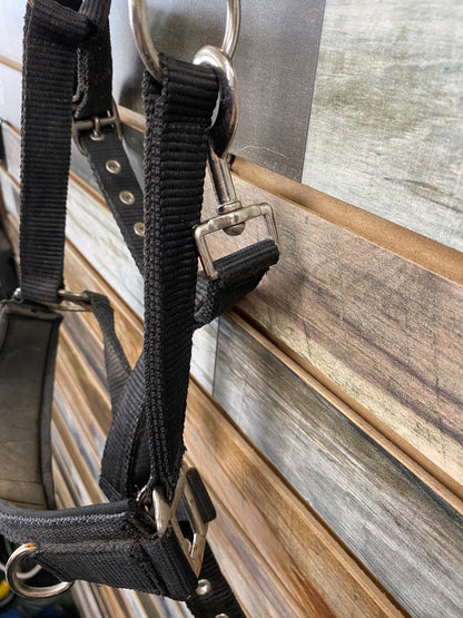 USED  Lunging Cavesson Cob Cob Black
