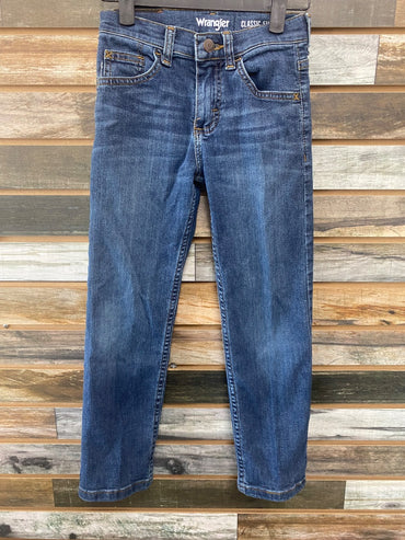USED Wrangler Classic Boot Cut 12 Regular Blue