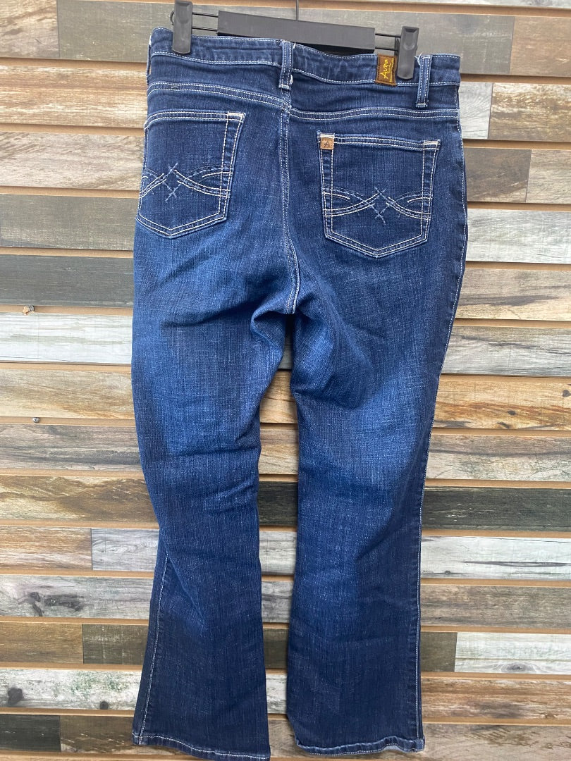 USED Aura Boot Cut 12 Short Blue