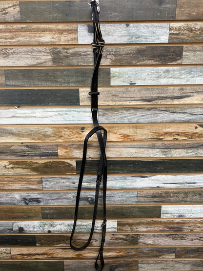 USED 4Horses English Running Martigale Horse Black