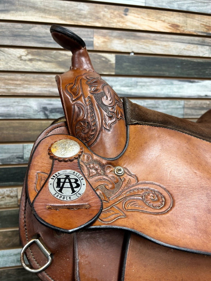 USED Bona Allen Saddle Co Ranch Saddle 15" Medium Oil