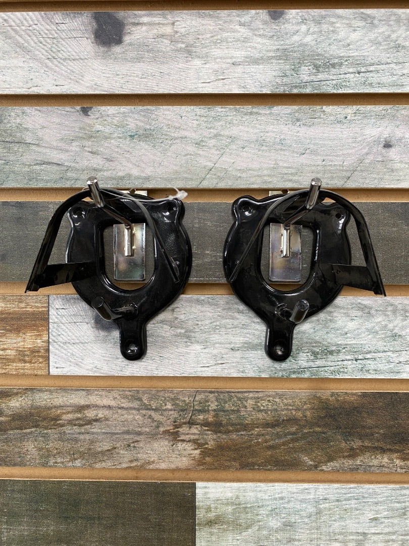 USED  Bridle Horseshoe Hooks One Size Black