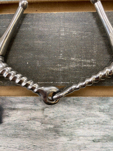 USED  Bit Full Cheek Corkscrew 4 1/2” Silver