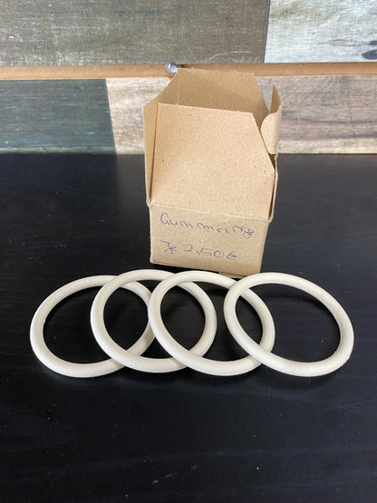 USED  Peacock Stirrup Replacement Bands One Size White