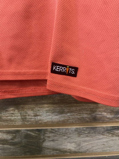 USED Kerrits Sleeveless Quarter Zip XL Coral