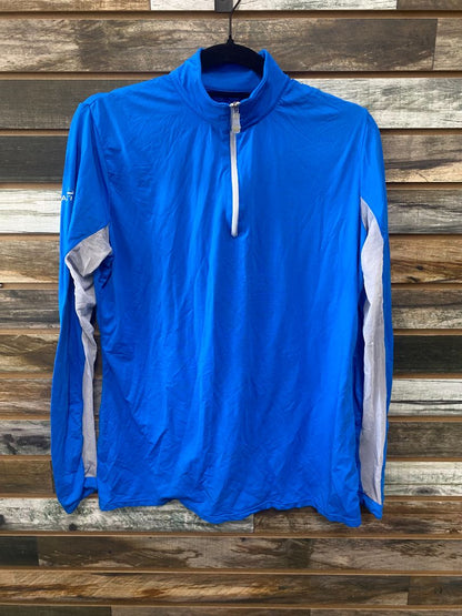 USED Kastel Denmark Ladies Sun Shirt XL Blue