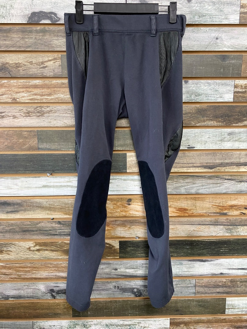 USED Irideon Knee Patch Breeches Large Black/Grey