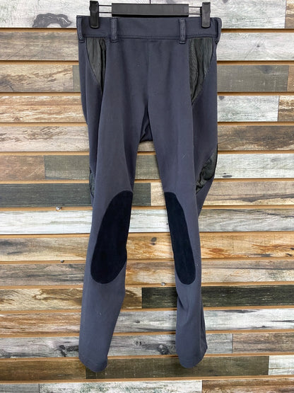 USED Irideon Knee Patch Breeches Large Black/Grey
