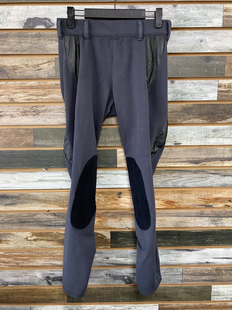 USED Irideon Knee Patch Breeches Large Black/Grey