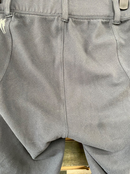 USED Irideon Knee Patch Breeches Large Black/Grey