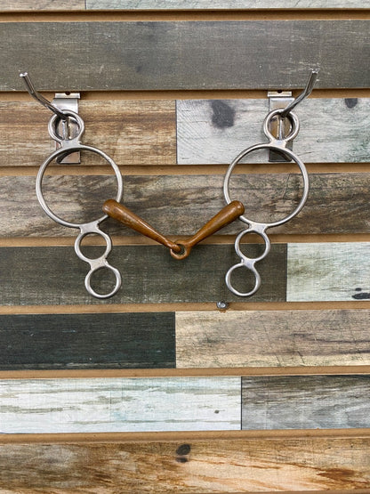 USED  Gag Snaffle Bit 6"