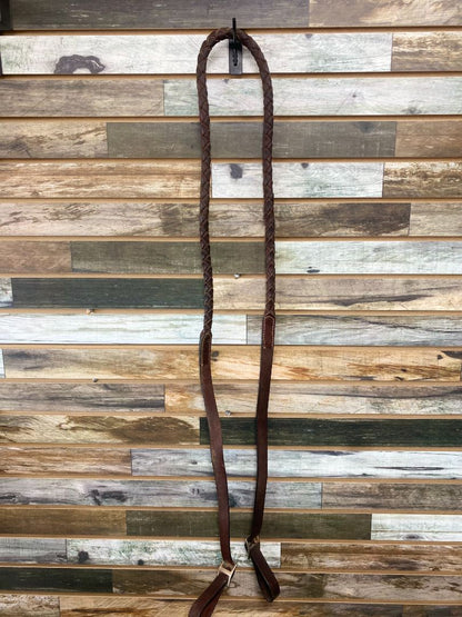 USED  Dark Oil Thick Barrel Reins
