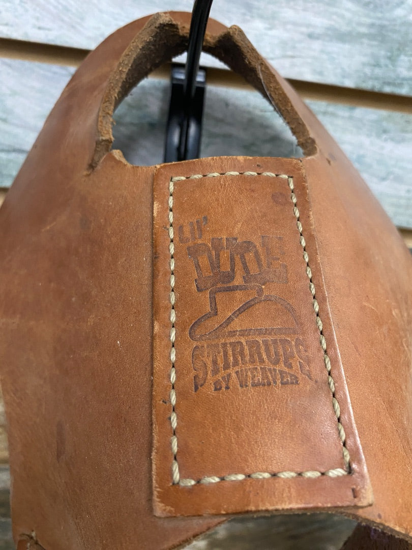 USED Lil Dude By Weaver Leather Buddy Stirrups  Light Oil