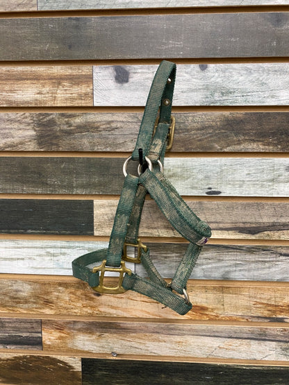 USED Hamilton Nylon Halter Pony Green