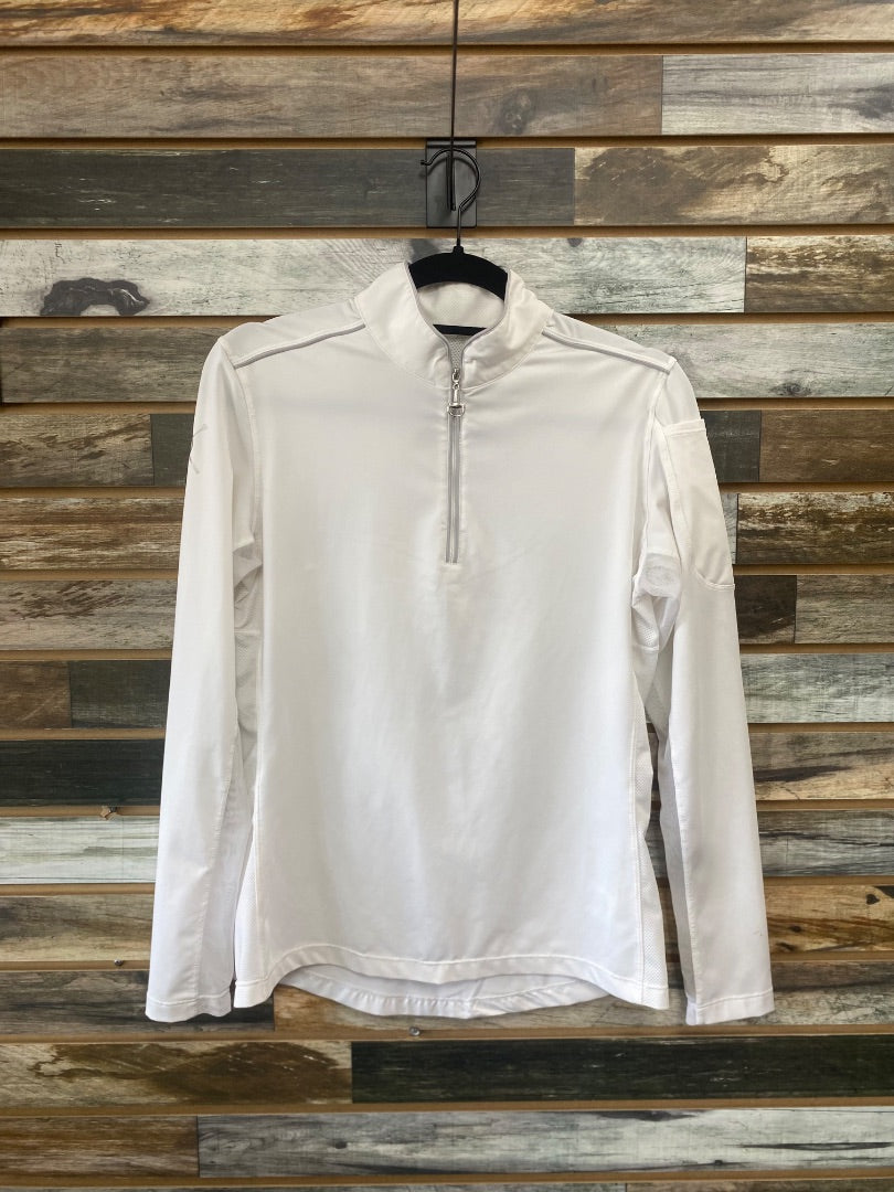 USED Chestnut Bay Ladies English Riding tops Medium White