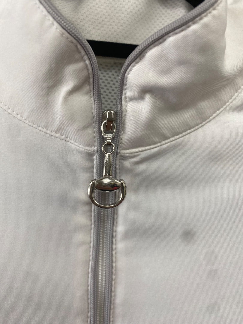 USED Chestnut Bay Ladies English Riding tops Medium White