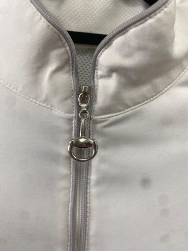 USED Chestnut Bay Ladies English Riding tops Medium White