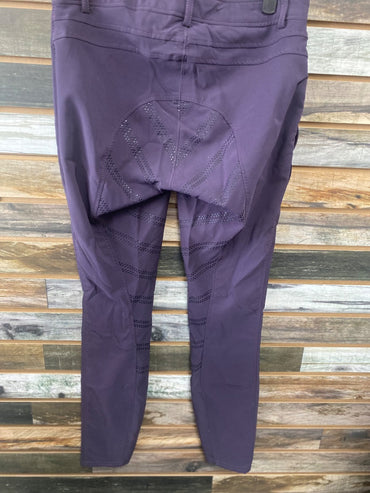 USED Horze Horze Full seat Purple Breeches us 30 Purple