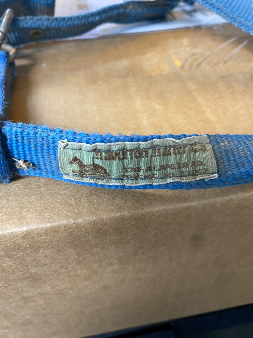 USED Hamilton Nylon Halter Pony Blue