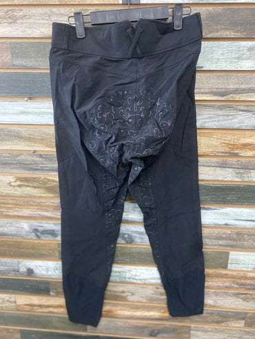 USED Horze Ladies English Breeches us 30 Black