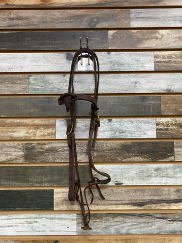 USED Circle Y Browband Headstall Horse Dark Oil