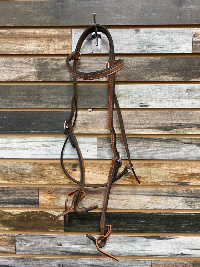 USED  Browband Headstall Horse Med Oil